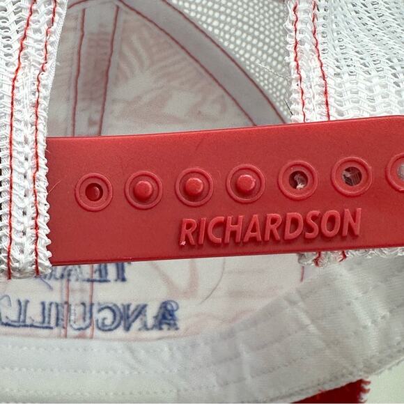 Richardson Team Anguilla Tropical Trucker Hat Cap Ball cap Island style Beach - Picture 7 of 7